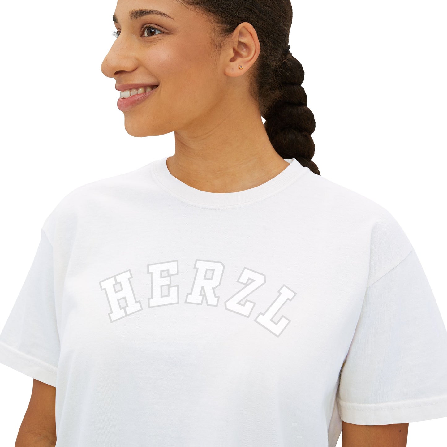 Herzl Outline Tee | Women's Boxy Tee