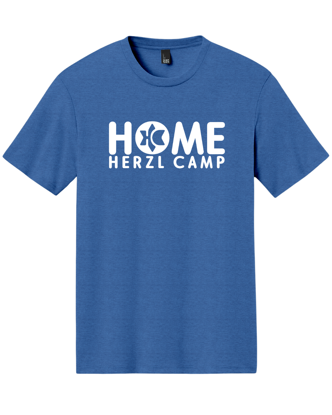HOME Herzl Camp District ® Perfect Tri ® Tee | White Logo Tee