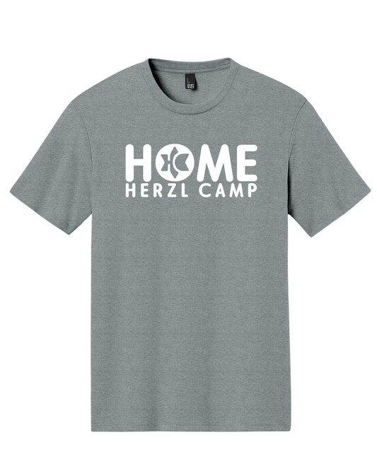 HOME Herzl Camp District ® Perfect Tri ® Tee | White Logo Tee