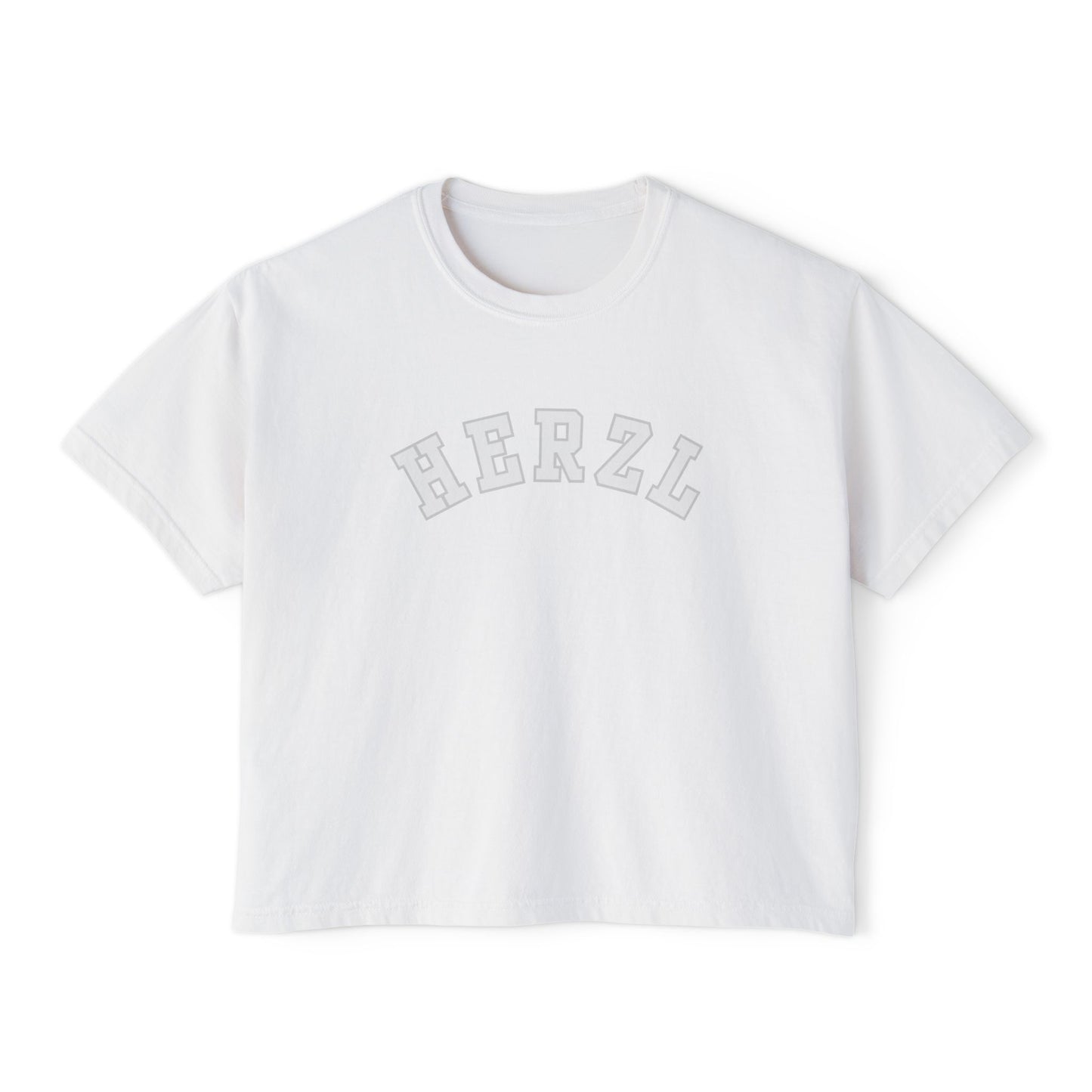 Herzl Outline Tee | Women's Boxy Tee