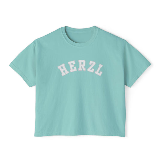 Herzl Outline Tee | Women's Boxy Tee