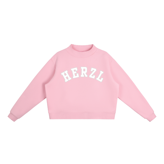 Oversized Herzl Varsity Mockneck