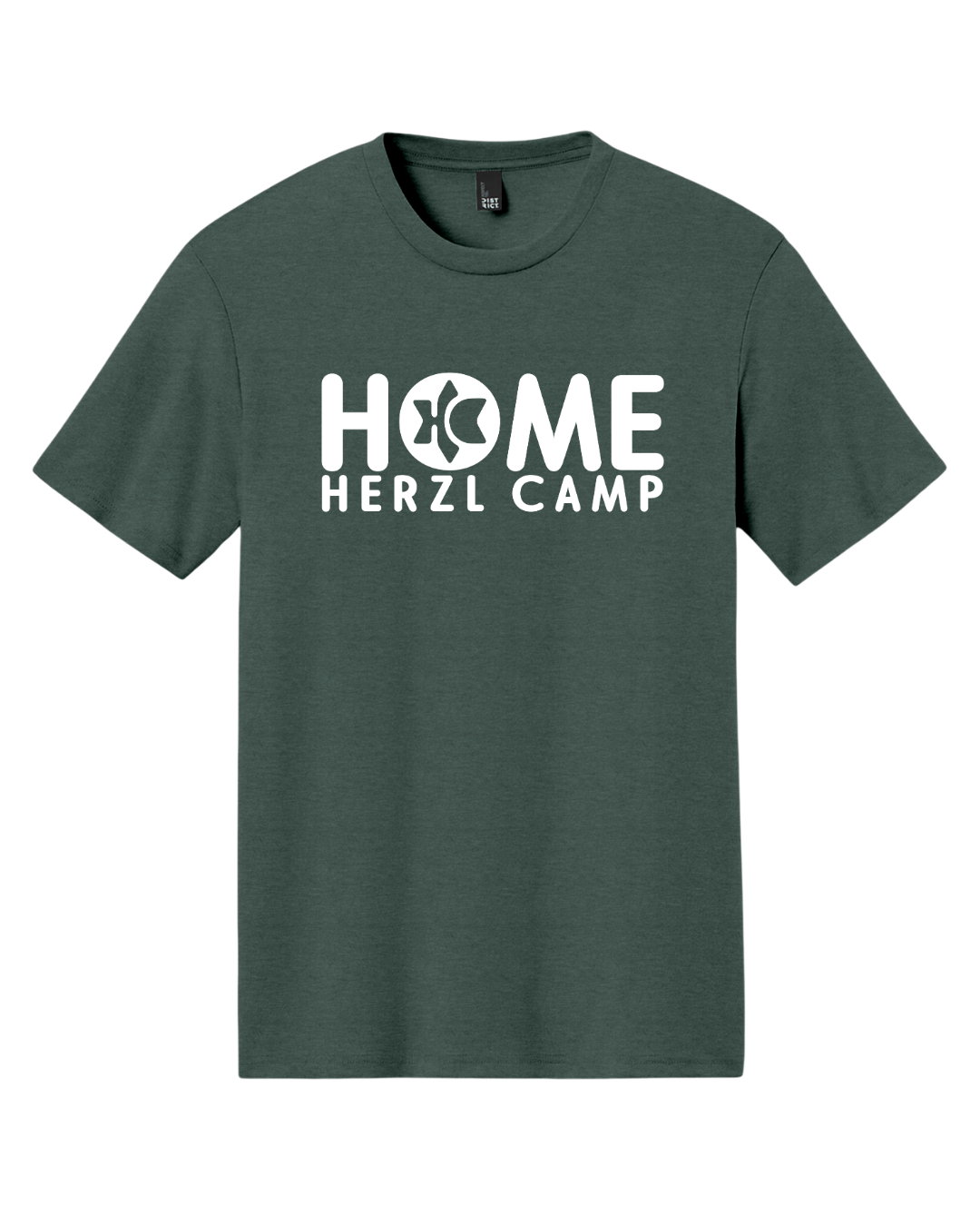 HOME Herzl Camp District ® Perfect Tri ® Tee | White Logo Tee