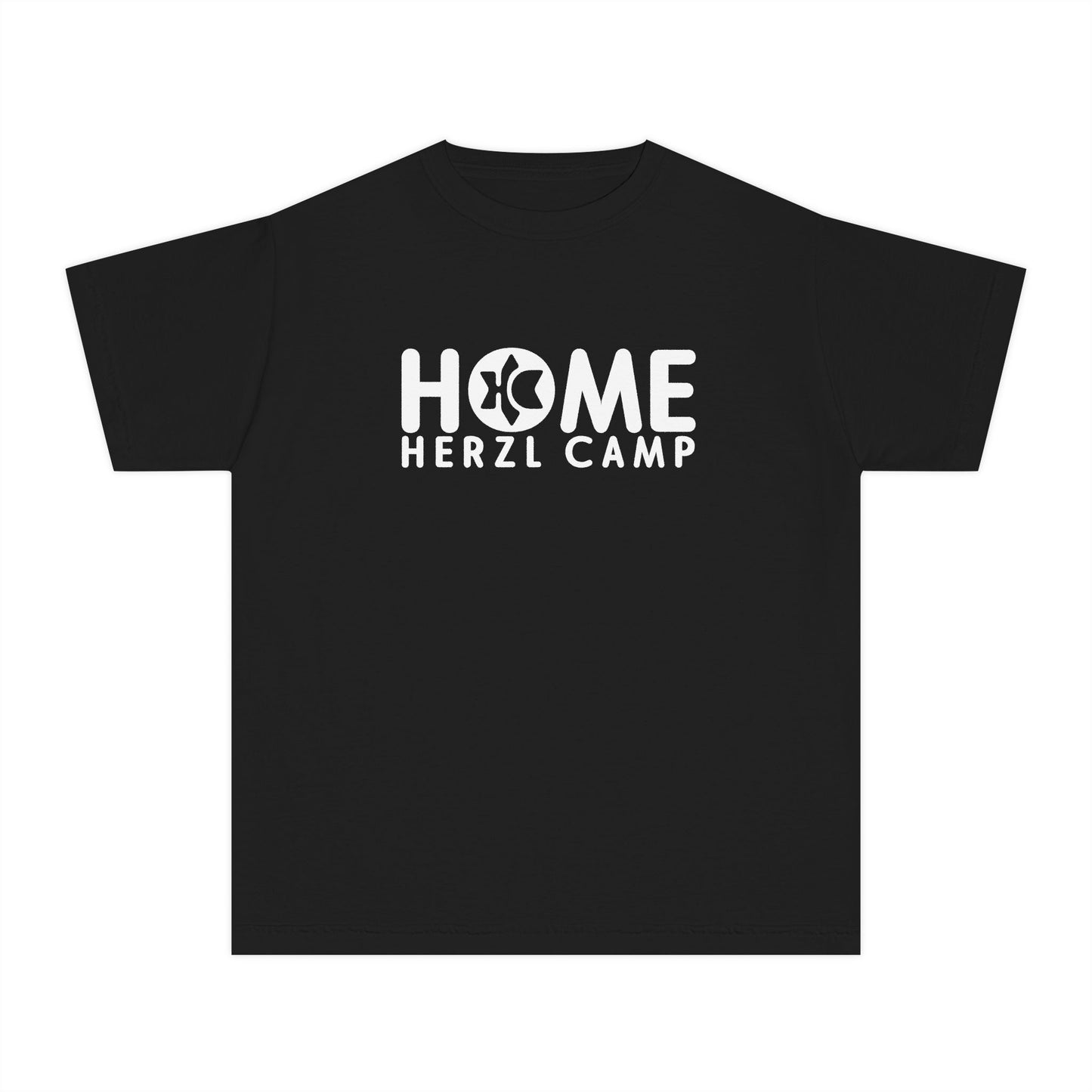 Youth T‑Shirt - "HOME Herzl Camp" Camp Shirt, Kids Summer Camp Tee