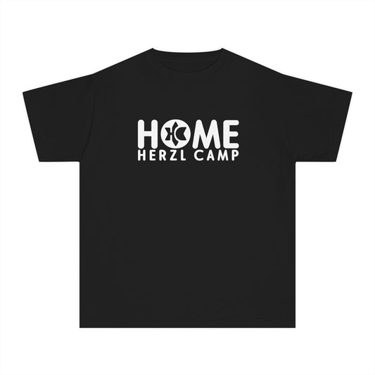 Youth T‑Shirt - "HOME Herzl Camp" Camp Shirt, Kids Summer Camp Tee