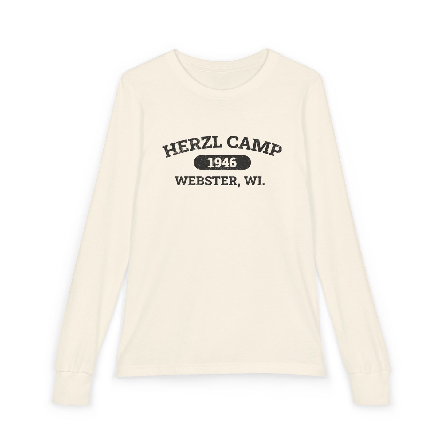 Herzl Camp 1946 Webster WI Youth Long Sleeve Tee