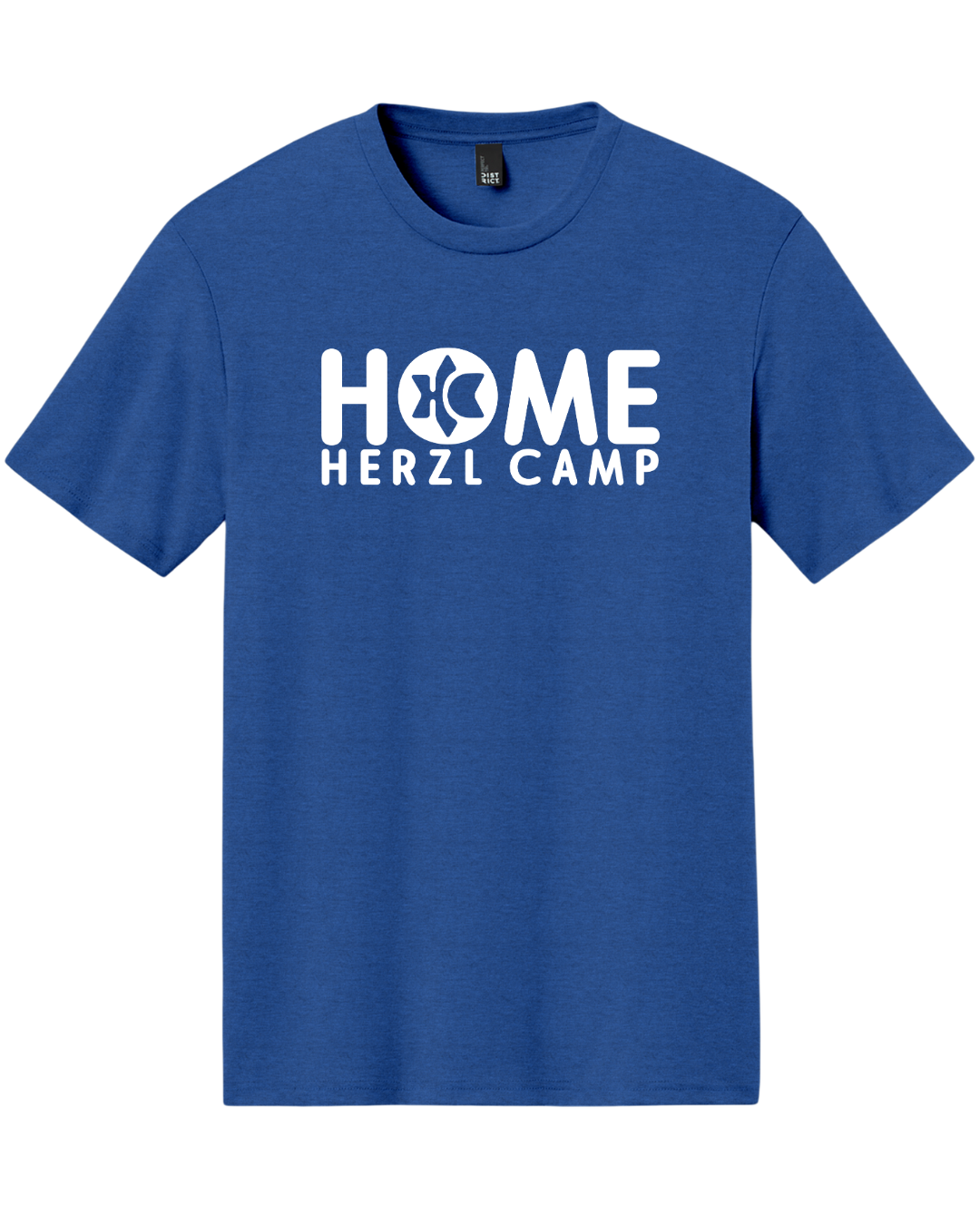 HOME Herzl Camp District ® Perfect Tri ® Tee | White Logo Tee