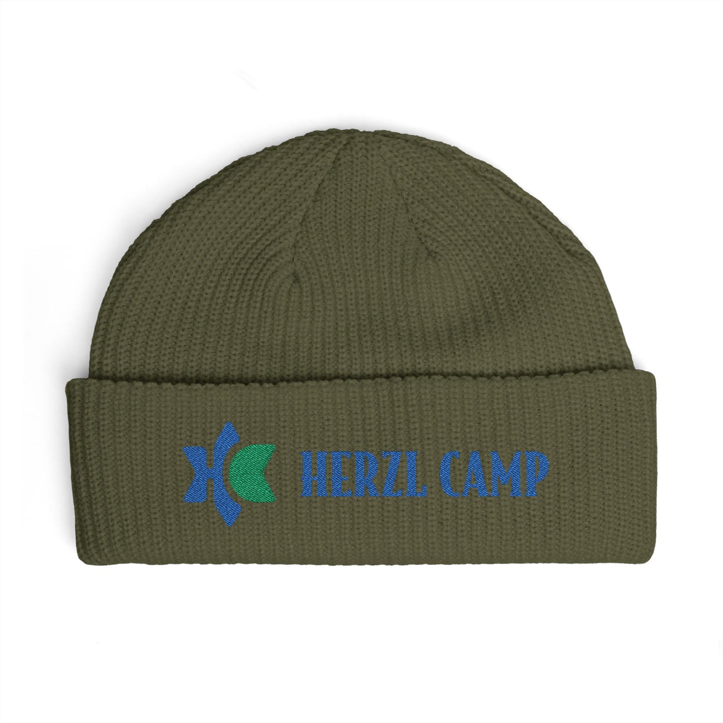 Herzl Camp Embroidered Cuff Beanie