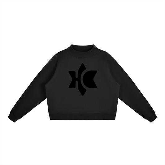 Oversized Blackout Crewneck